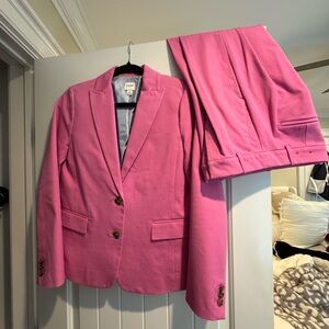J. Crew Vibrant Pink Suit Set